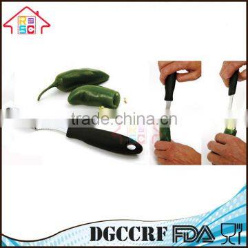 NBRSC Comfort Stainless Steel Jalapeno Pepper Corer Cutting/ Seed Remover Coring Tool photo-3