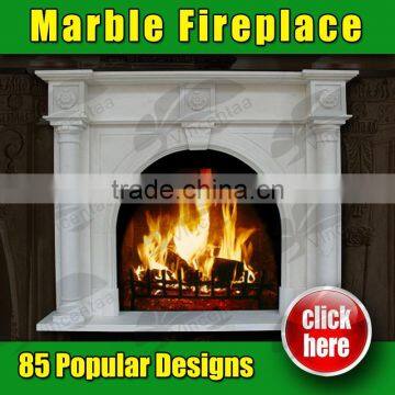 Professional Green Marble Fireplace made in China