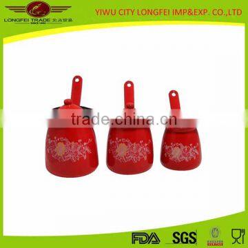 High Quality Red Enamel Coffee Warmer Can With Enamel Lid photo-2