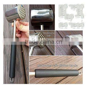 Meat Tenderizer Mallet Tool - DISHWASHER SAFE & - Manual Hammer Pounder For Tenderizing Chicken Steak Pork & Veal in Kitchen photo-2