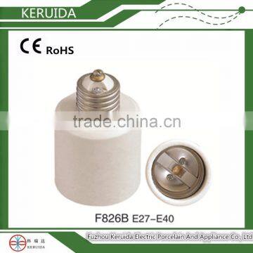 E27 to E40 Porcelain/ceramic lamp socket adapter/lampholder adaptor