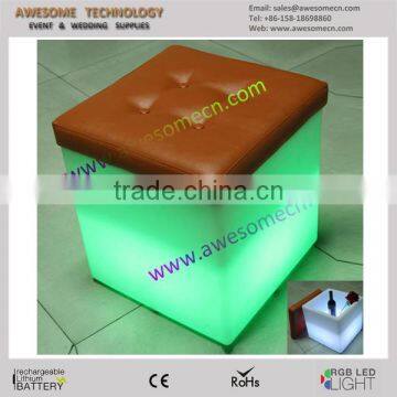 40cm Illuminated Modern LED Plastic Open Cube With Pad (cb470) photo-6