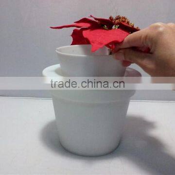 RBG Color Changing Plastic PE LED Flower Pot Home/garden Decorations photo-6