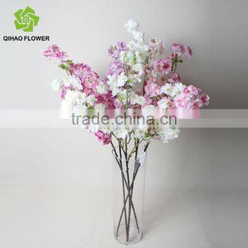 Good Quality Artificial Cherry Blossom Flower Decorative Cherry Blossom for Decoration photo-3