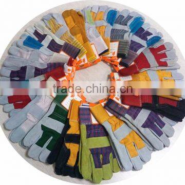 DDSAFETY 2017 Wholesale Cow Split Leather Work Glove Safety Gloves photo-6