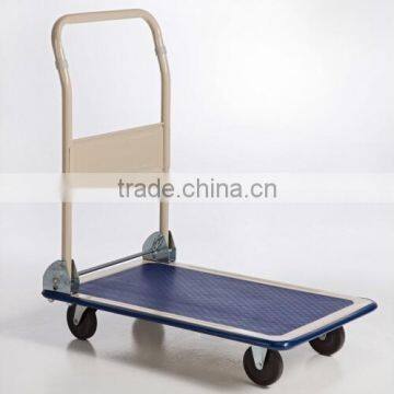 steel foldable platform warehouse dolly cart