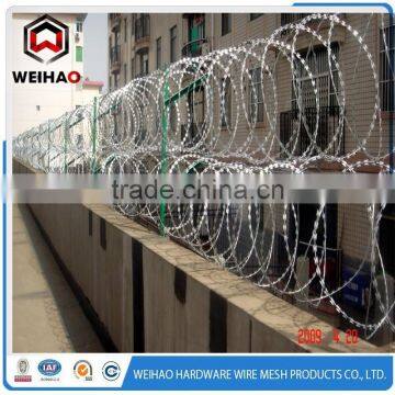 Anping Factory Galvanized Concertina BTO-22 Razor Barbed Wire photo-2