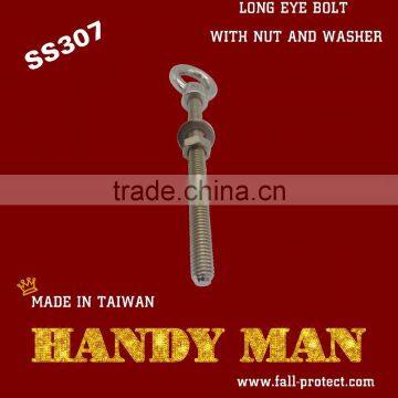 307S Stainless Steel 316 Long Shoulder Eye Bolt photo-4