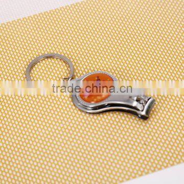 Foldable Cheap Good Quality Opener Key Ring Stainless Steel Metal Nail Clipper photo-4
