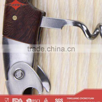 Mini Wooden Handle Corkscrew Wine Opener With Logo photo-4
