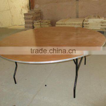 Wooden Folded Banquet Dining Table photo-4