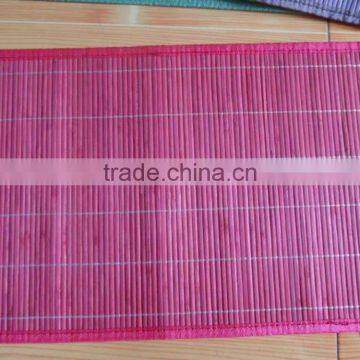 table bamboo mat