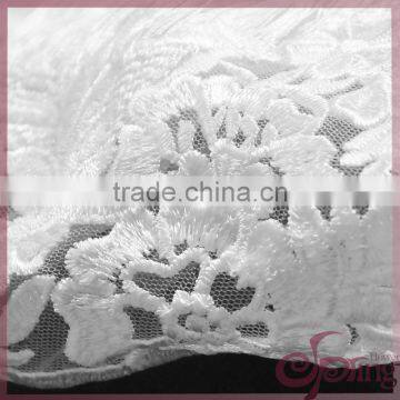 New Arrival Fringe Fabric With Flower Mofif in Slant Stripe photo-5