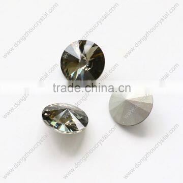 TOP quality! round shape Chinese crystal fancy stone beads wholesale