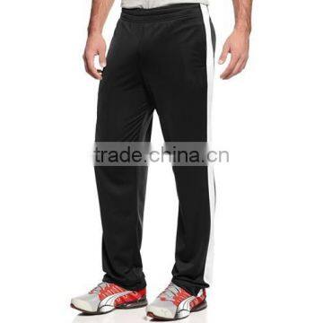 2014 wholesale black running pants,contrast cheap men sports pants