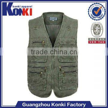 wholesale clothing multi pocket vest hot fashion