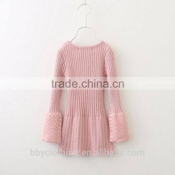 New Fashion Europe Style Dress for Girls Knitted Maxi Dresses Long Dresses photo-4