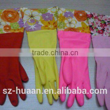 Latex Household Latex Gloves/ Kitchen Gloves Garden Gloves photo-3