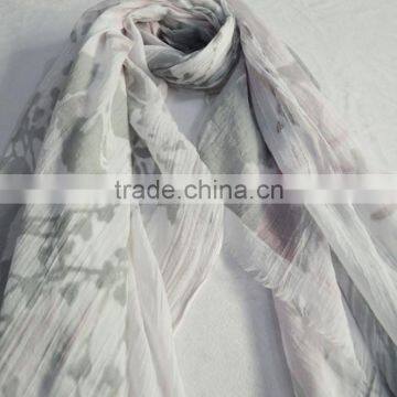 2017 Fashion Spain Europe New Arrival the Latest Lady Viscose Summer Scarf Print Floral photo-5