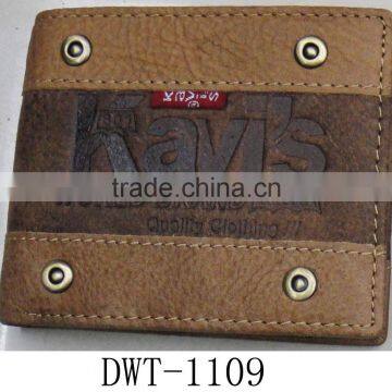 Fashion China Supplier Men Genuine Leather Button Stylish Wallet photo-3