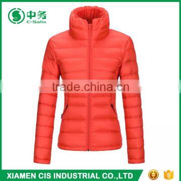 Morden Fashion Winter Lightweight Stand Collar Padded Jacket for Women photo-3
