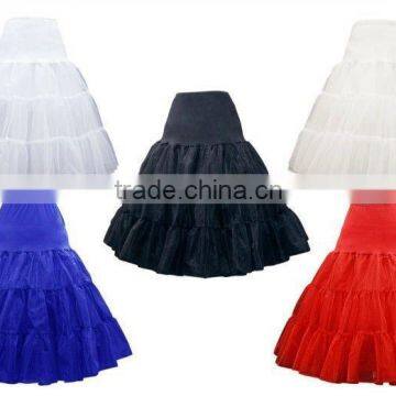 50s wholesale long ruffle tulle big puffy petticoat