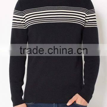 Wholesale Mens Black Crew Neck Sweater Knitting Pattern Free photo-2
