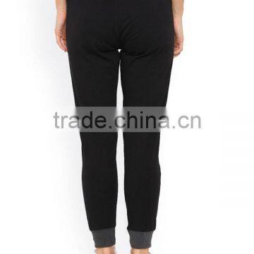 2017 Custom Made Women Sports Fit Ladies Black Jogger Track Pants Wholesale photo-4