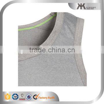 Dongguan Humen Dry Fit Running Vest Plain Breathable Mens Tank Top photo-2