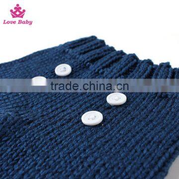 2pcs Set Newborn Infant Baby Boy Photography Prop Costume Cute Cap Pants photo-3