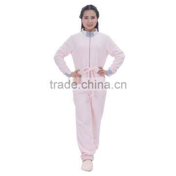 Japanese new fabric chenile onesie ,pajamas zipper jumpsuit