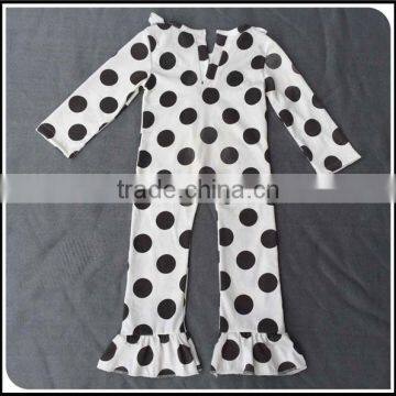 2016 Cute Dots Cow Baby Spring Onesie Clothes Wholesale Long-sleeved Baby Summer Rompers Clothes photo-3