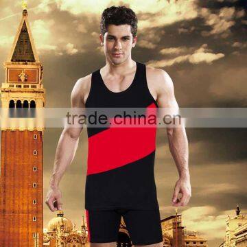 cangnan wholesale joint color polyester / cotton tank top