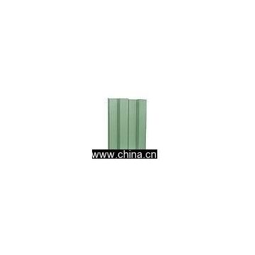 green surface aluminum profile for windows or rails