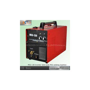 Single phase 220V 130A output IGBT inverter IGBT Co2 mig mag welding machine - MIG-130