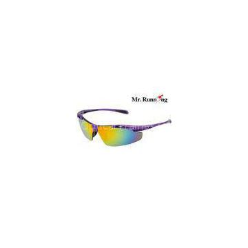 Smooth Frame Polarized Cycling Sunglasses , UV400 Protection Lens Eyewear