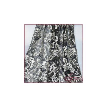 Applique Designs Flower Embroidery Laser Mesh Lace Fabric