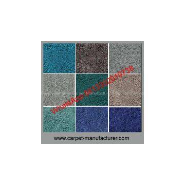 Modern design hotel loop tile jacquard floor wool carpet with pp backing