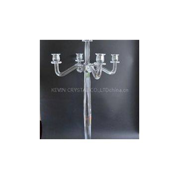 Tall Wedding Centerpiece Crystal Candelabra