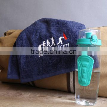 Best sale colorful pure cotton towels for sport center/gym and hotel use