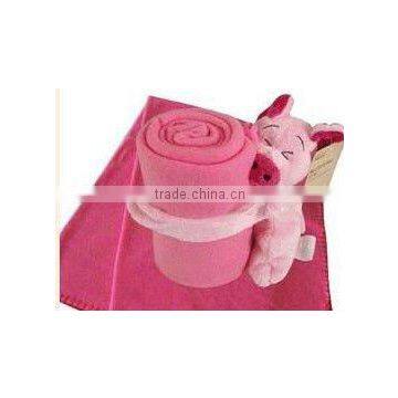 New style cheap and lovely pig soft animal blanket