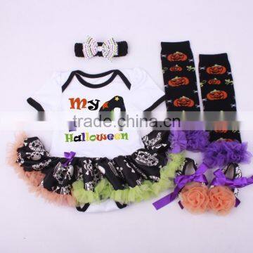 4pcs Set My 1st Halloween Costumes For Girls Kids M7041910