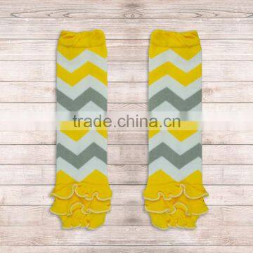 Wholesale heated chevron baby girls leg warmers M5041710