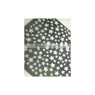 Cotton Scarves Black Star Prints Square Scarves for Summer fashion