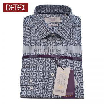 2017 Custom Printing Men Cotton Dress Shirts