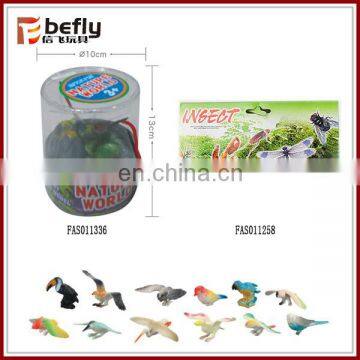 Lot of 12 Wholesale mini plastic bird toys for kids