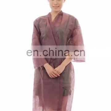 High quality Cheap PP nonwoven hotel/beauty/spa bathrobe