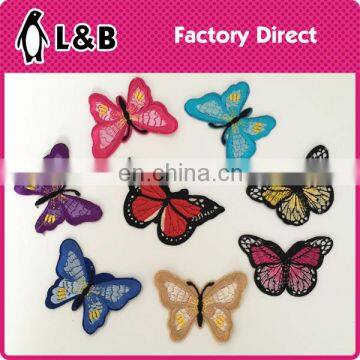 Wholesale IRON ON embroidery butterfly patches