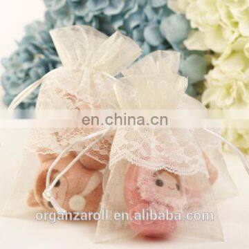 China factory prices 3x4inch personalized organza bags wholesale