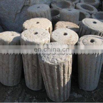 long history old millstones for decorative